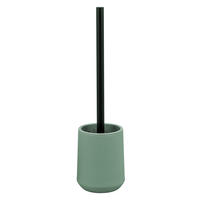 WC-GARNITUR TESERO, Kunststoff, grün - Grün, Kunststoff (10.5/39.5/10.5cm) - eluno
