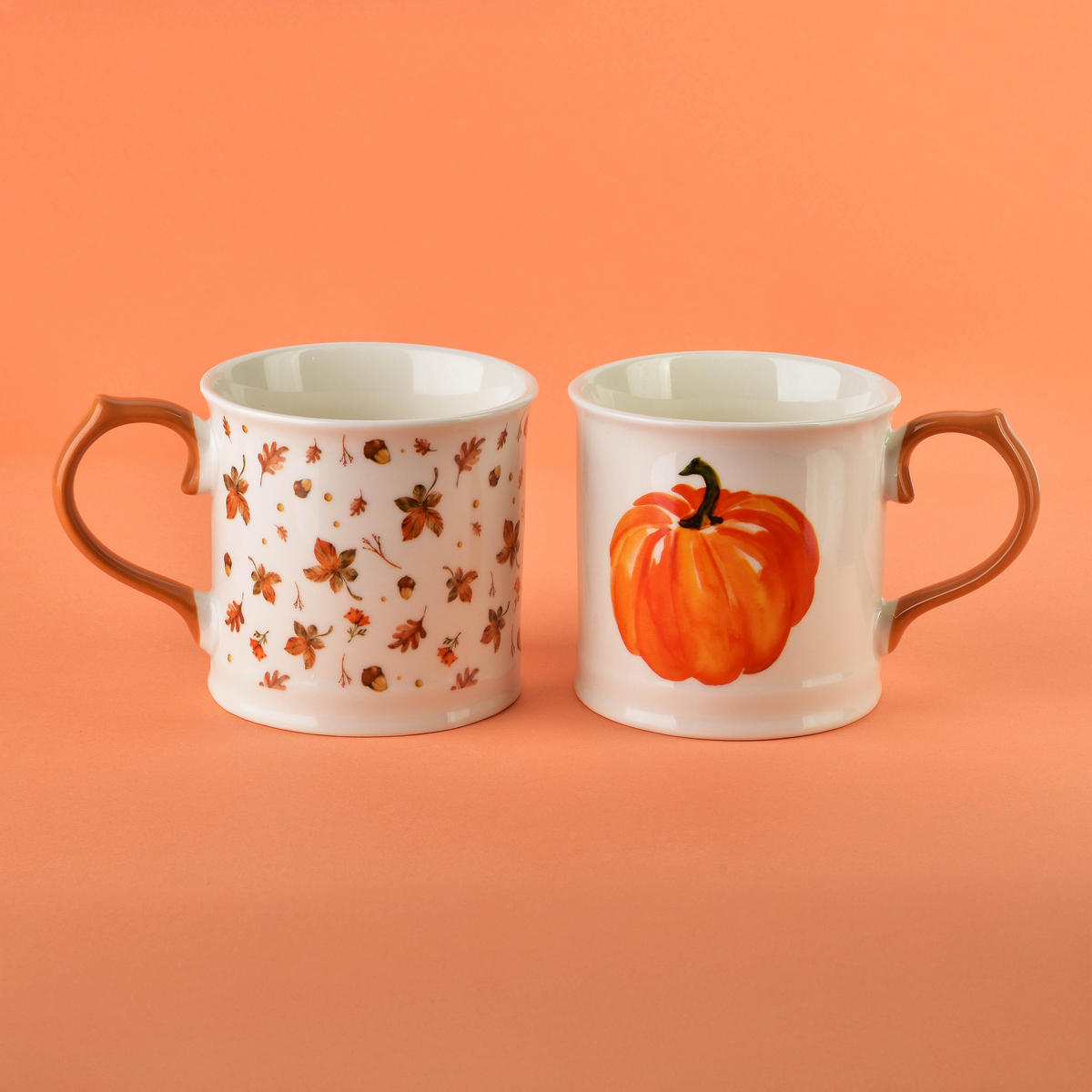 BECHER Rado Orange 9x13,5x8,8 cm Porzellan - Orange, Keramik (0.35L) - Mondex