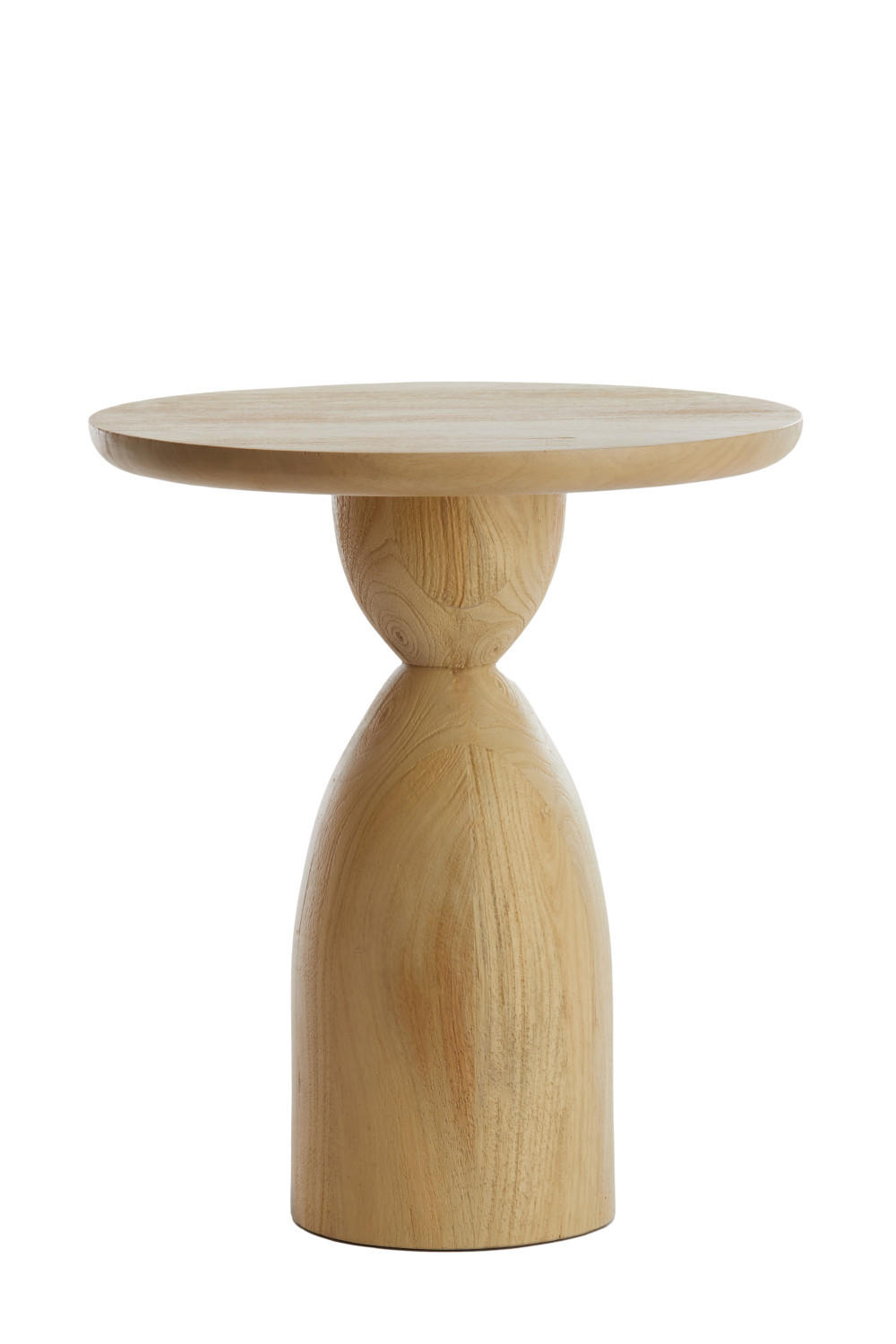 BEISTELLTISCH Torir Braun Ø40/50 cm - Braun, Holz (40/40/50cm) - Light & Living