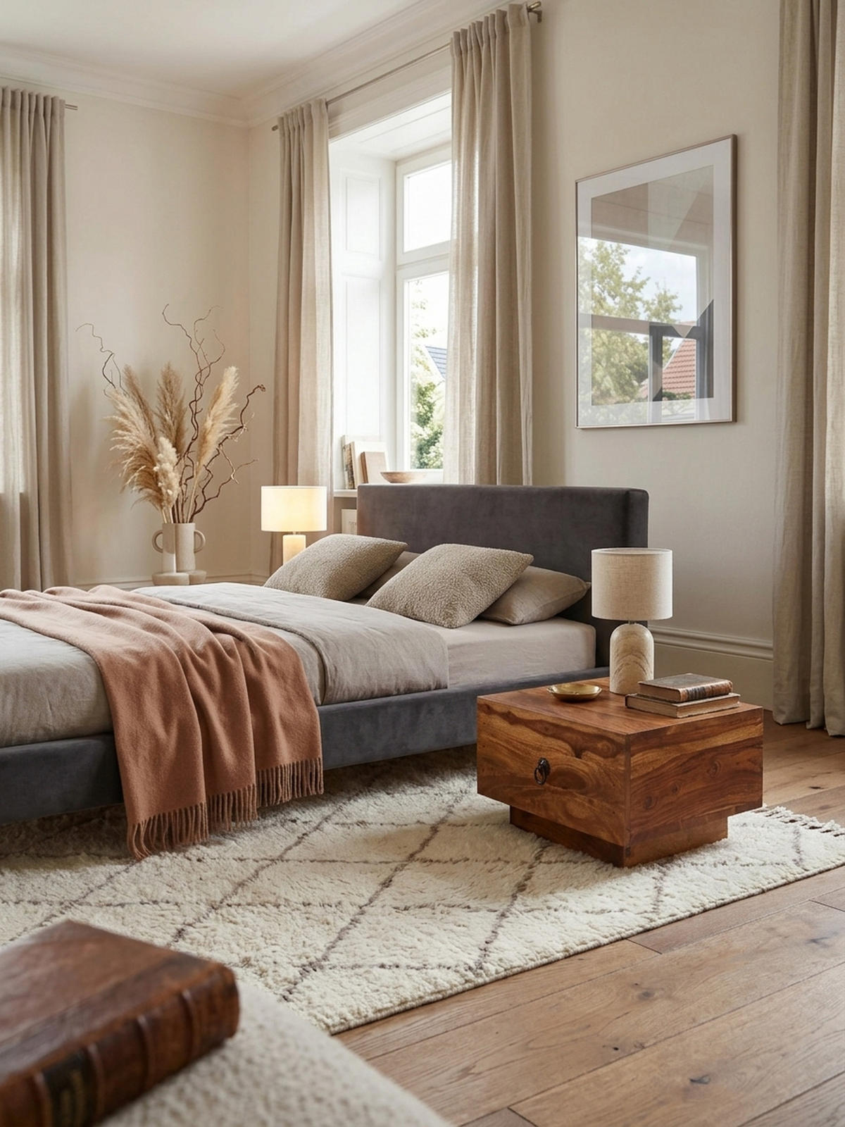 NACHTTISCH Massivholz Schublade Landhausstil Handgefertigt NAKO, Braun 40x40x25 cm - Braun, Holz/Metall (40/25/40cm) - KADIMA DESIGN