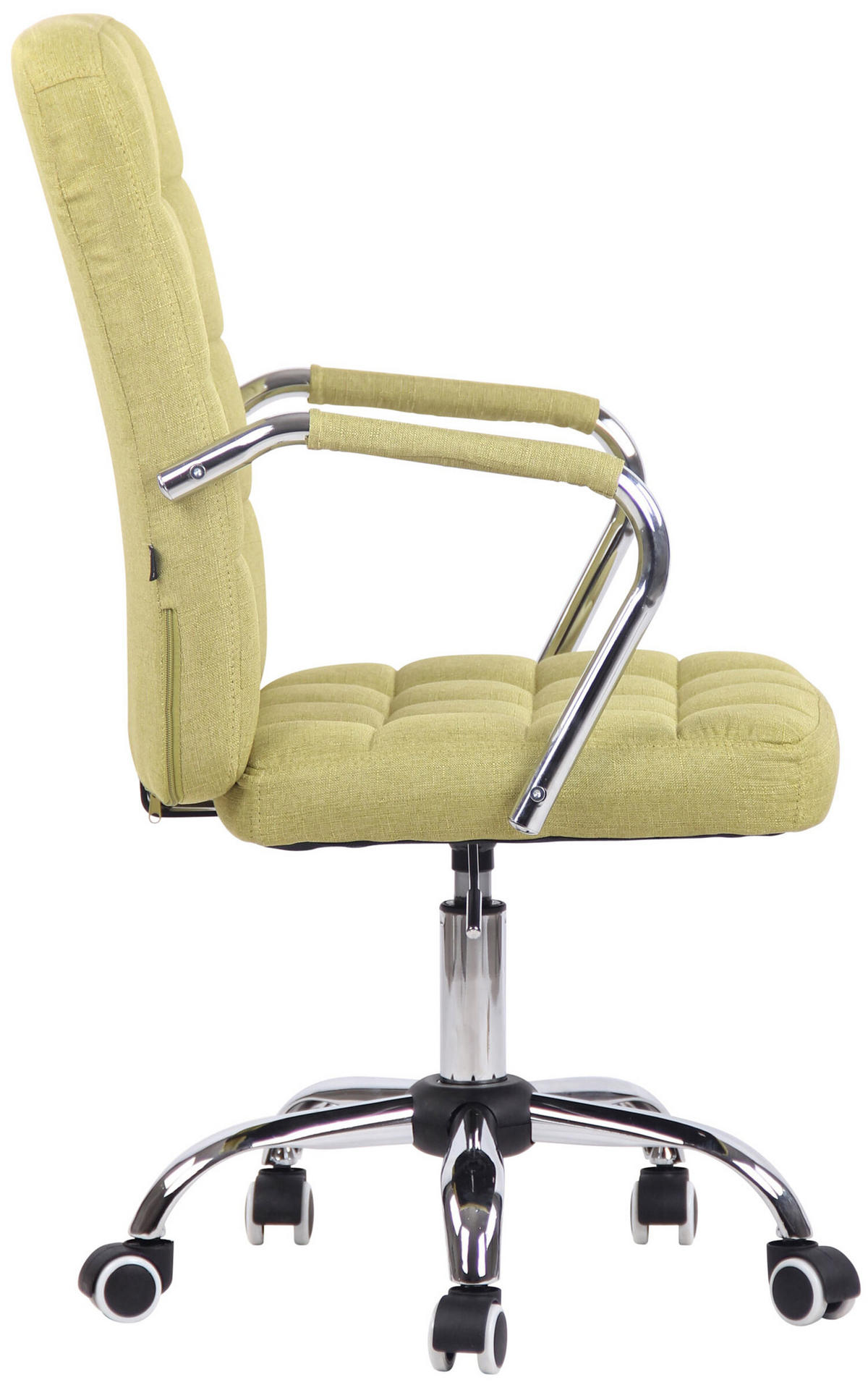 BÜROSTUHL Tenor, Stoff Grün - Grün, Textil/Metall (56/108/60cm) - TPFLiving