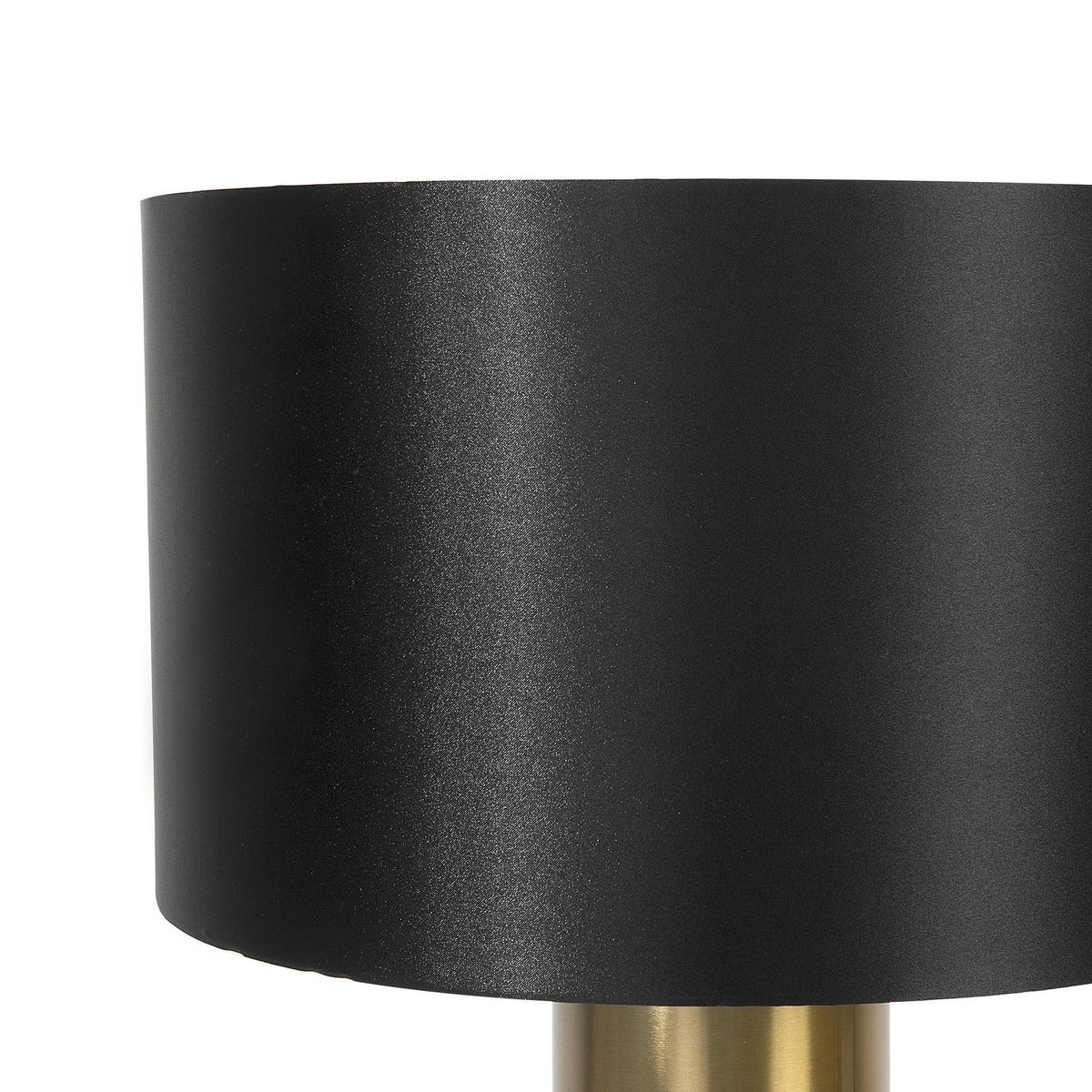 TISCHLAMPE Darling 40/40/61 cm - Schwarz, Metall (40/40/61cm) - Beliani