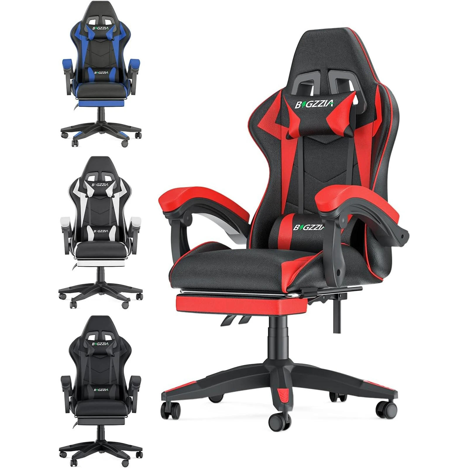 Kaket Gamingstuhl Schwarz, Rot 50x134x50 cm