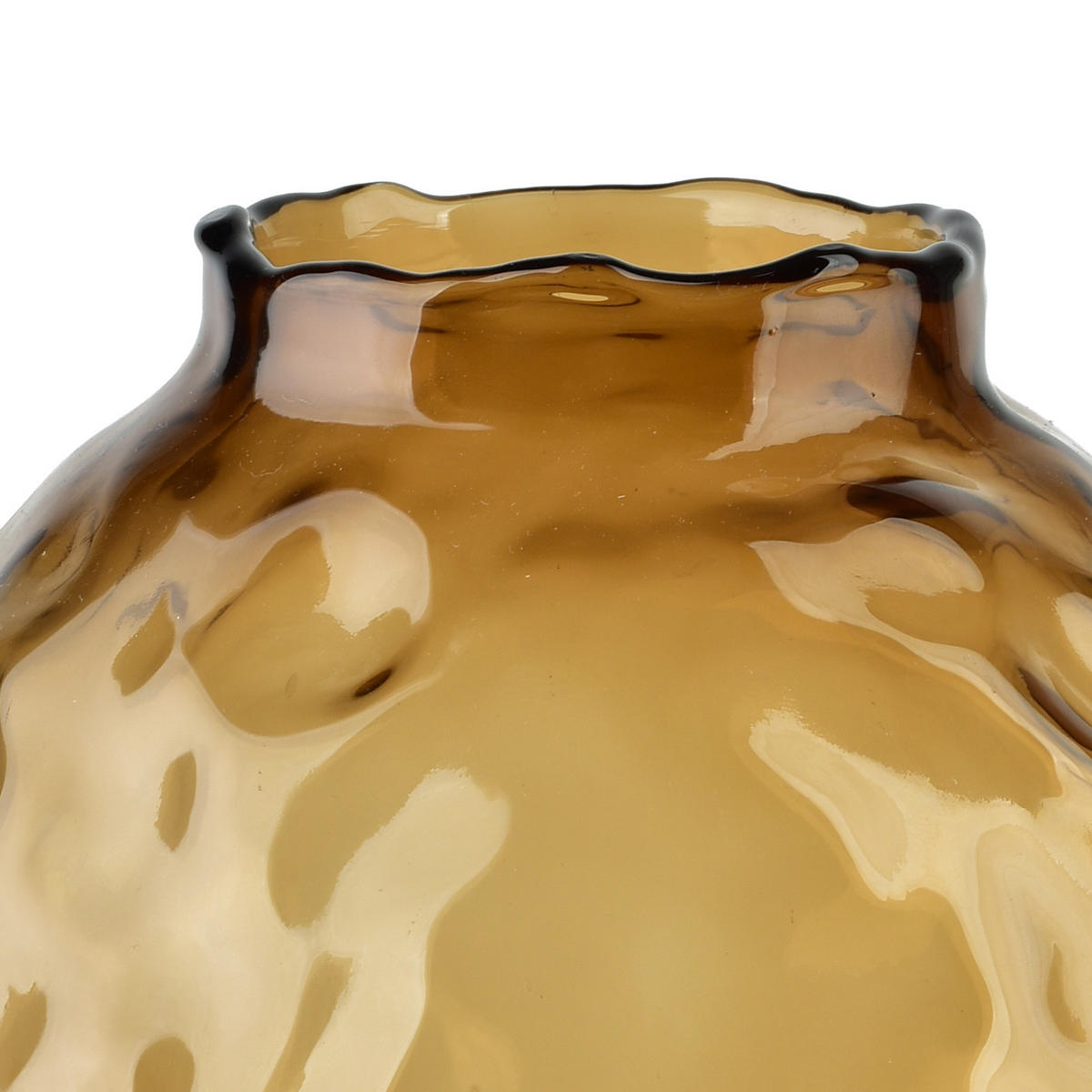 VÁZA SERENITE, sklo, 21x26cm - průhledná, sklo (28cm) - Mondex