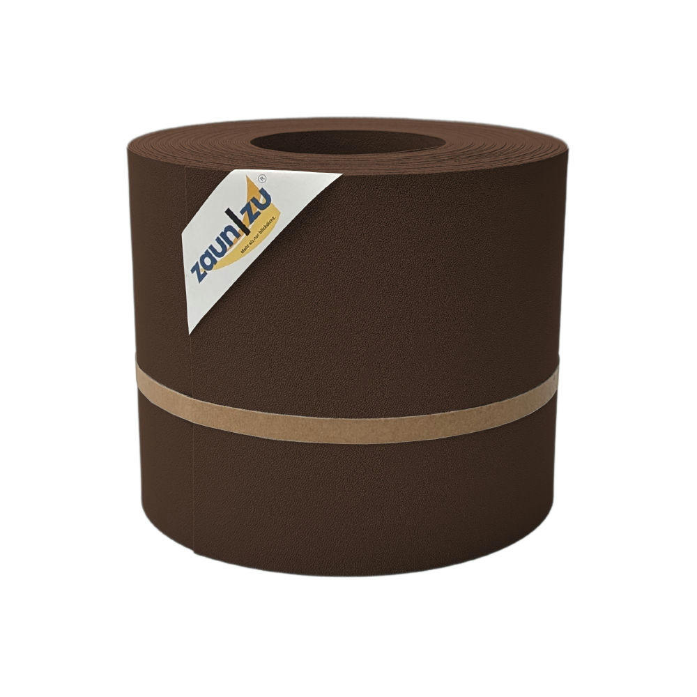 SICHTSCHUTZSTREIFEN Premium für Doppelstabmatten Zaunblende Braun, 26m - Braun, Kunststoff (2600/19cm) - ZAUN|ZU