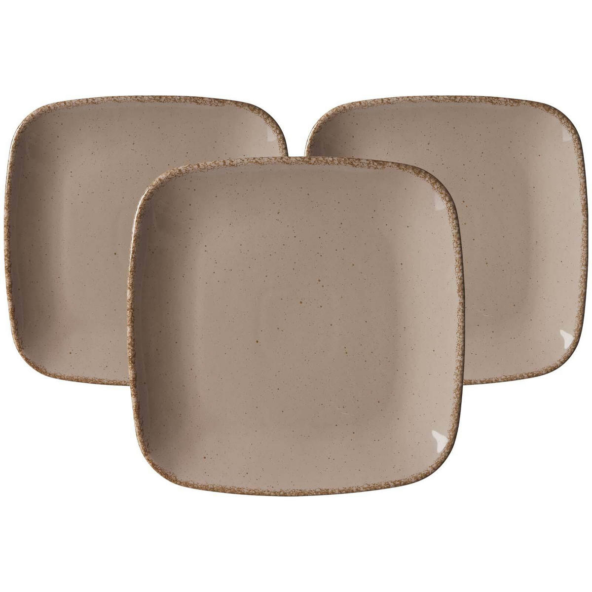 SPEISETELLER Casa Grau ø 27 cm 3er Set - Grau, Keramik (27cm) - Ritzenhoff Breker