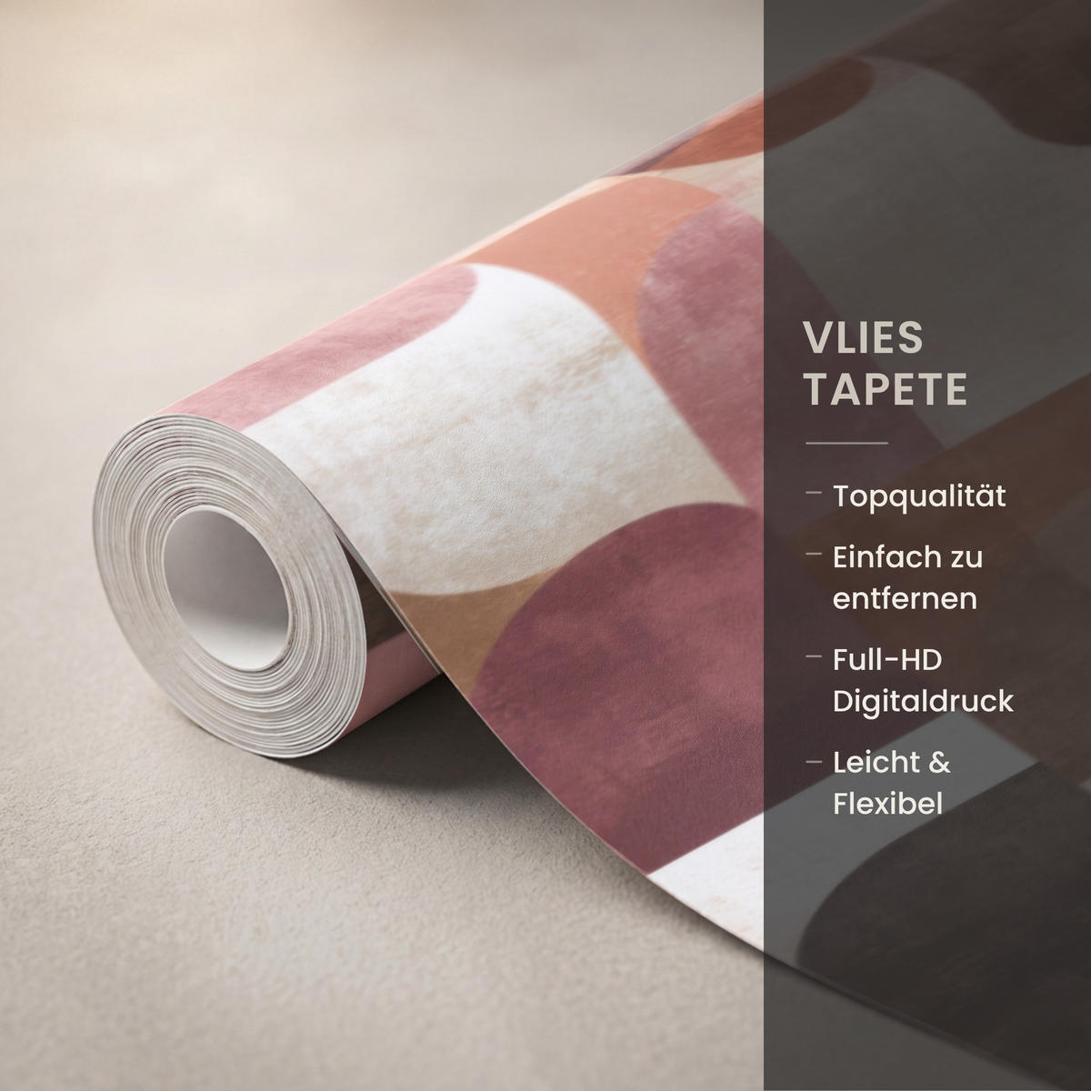 TAPETE - Geometrie - Modern - Retro - 400x220 cm - Multicolor, Papier (400/220cm) - OnlyWow