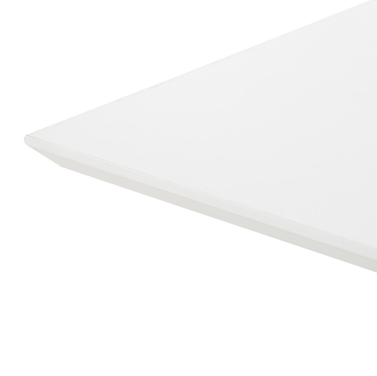 COUCHTISCH aus Spanplatte 100x50x46 cm in Weiß mit LED-Beleuchtung - Weiß, Holzwerkstoff (100/50/46cm) - Modfu