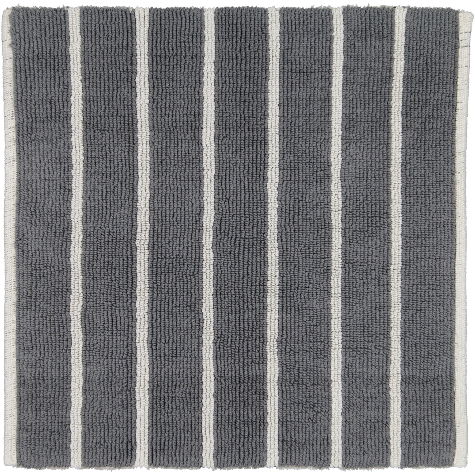 BADTEPPICHE BALANCE STREIFEN 1008 PLATIN - 77 - Grau, Textil (60/60cm) - Cawoe