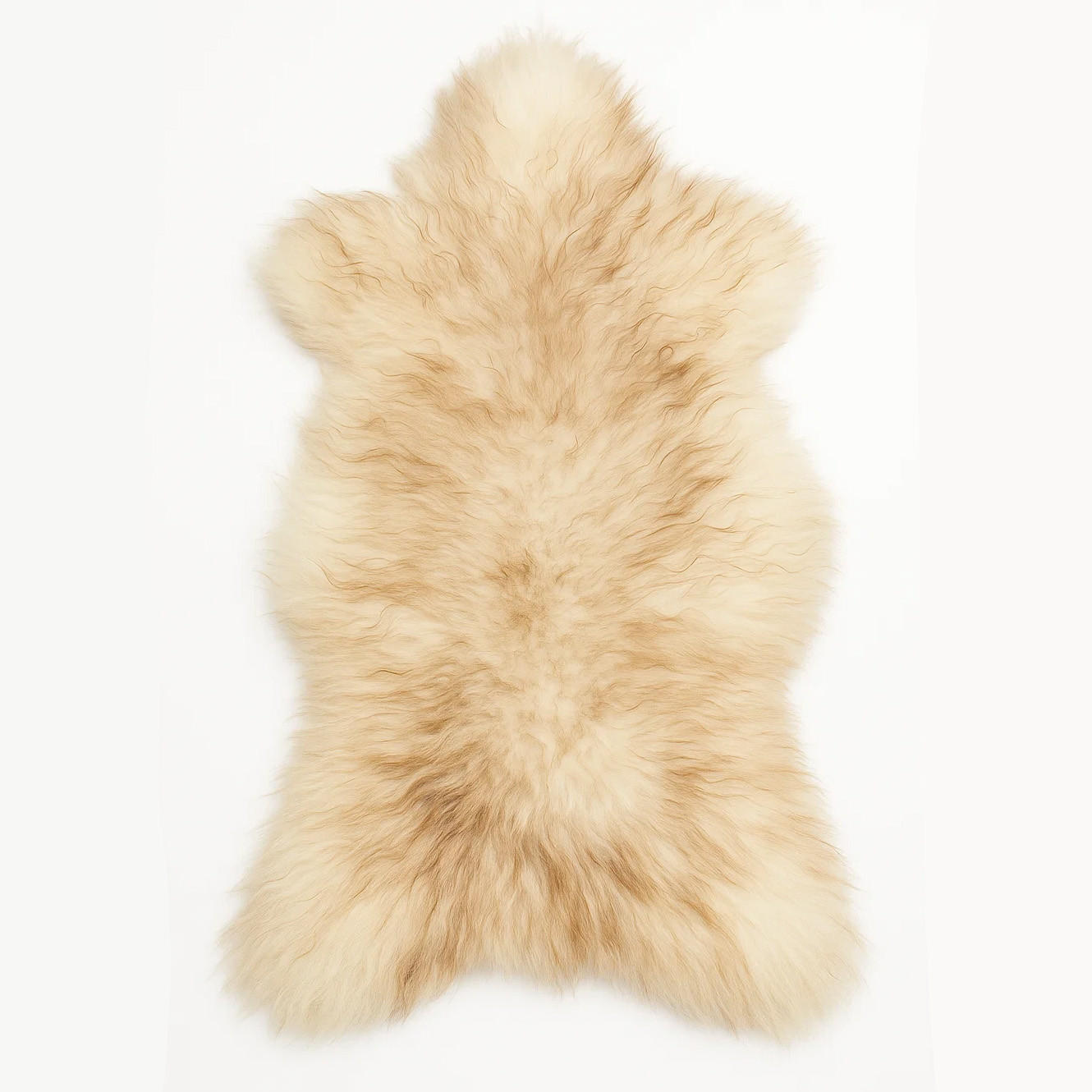 SCHAFFELL Geflammt Natur mit kleinen Mängeln ca. 110 cm - Braun, Fell (60/110cm) - Provellus