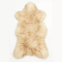 SCHAFFELL Geflammt Natur mit kleinen Mängeln ca. 110 cm - Braun, Fell (60/110cm) - Provellus