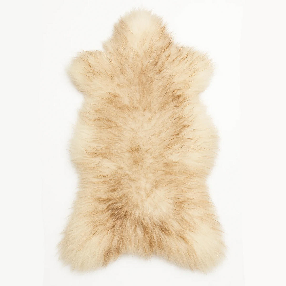 SCHAFFELL Geflammt Natur mit kleinen Mängeln ca. 110 cm - Braun, Fell (60/110cm) - Provellus