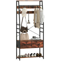 GARDEROBENSTÄNDER DE-17885 Rostbraun - Braun, Metall (30/180/80cm) - ComfortXL