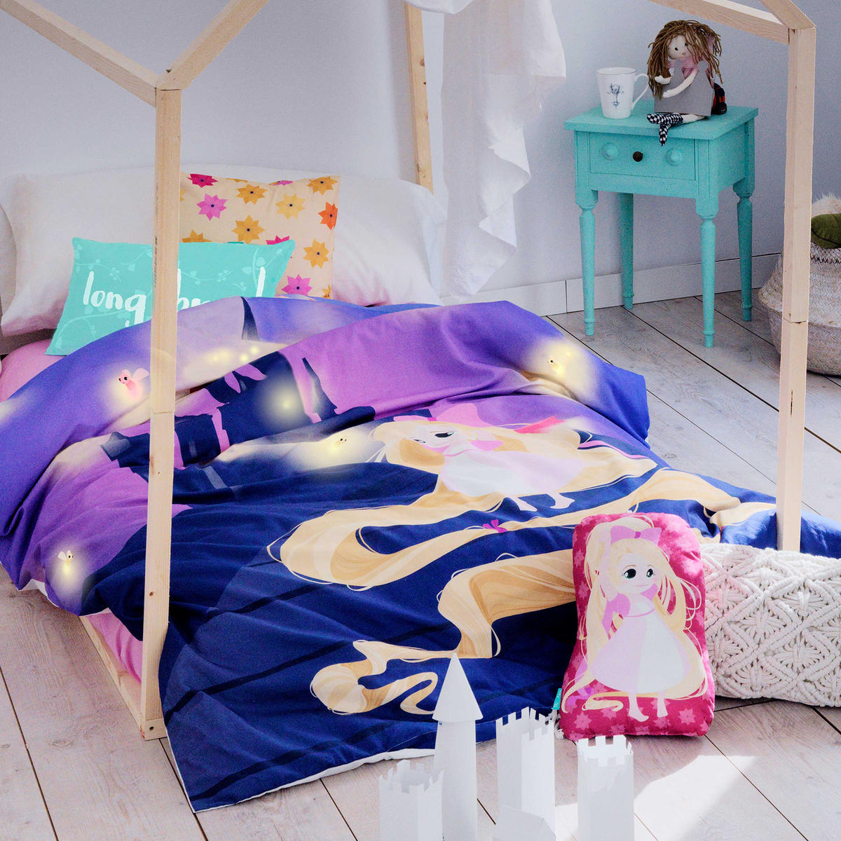 BETTBEZUG 2er-Set teiliges long braid 135/140x200 cm (standardgrösse) mehrfarbig - Multicolor, Textil (140/200cm) - Happy Friday