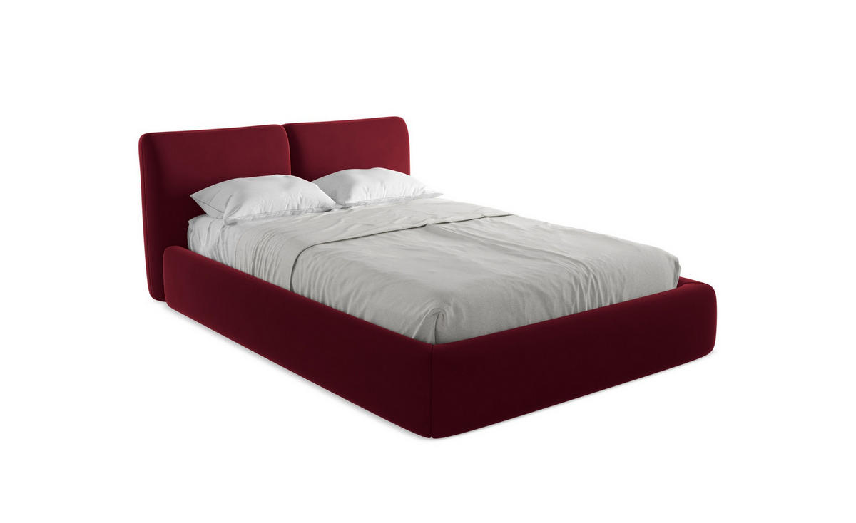 POLSTERBETT mit Bettkasten und Lattenrost 160x228 Creme - Perlmutt/Creme, Kunststoff/Textil (140/200cm) - Makamii