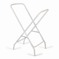 BADEWANNENSTÄNDER Lilly Höhe 86 cm faltbar, passend für Babybadewanne Lilly - Weiß, Metall (86/42cm) - Moni