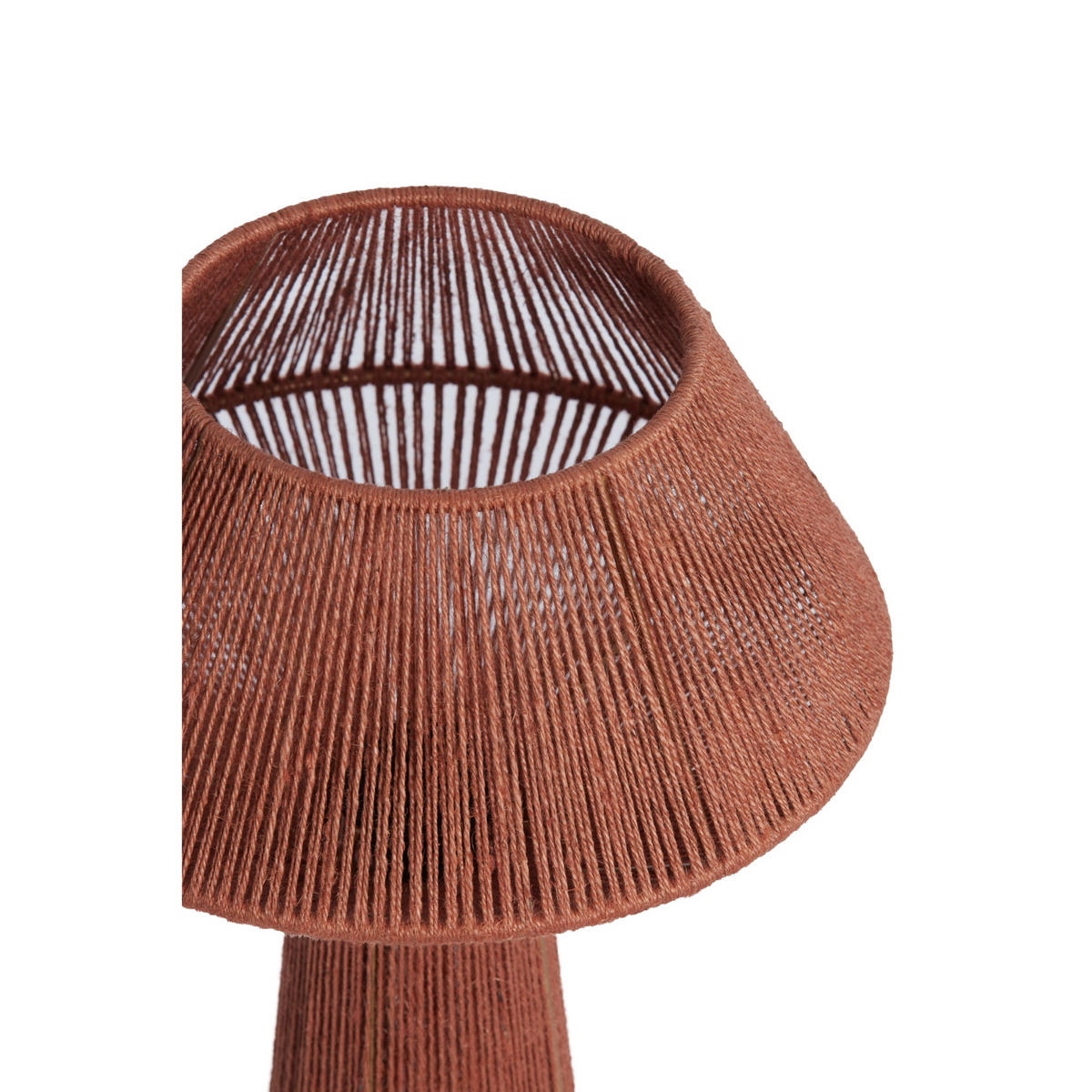 TISCHLEUCHTE Fugia Rot 36/36/57 cm - Rot, Textil (36/36/57cm) - Light & Living