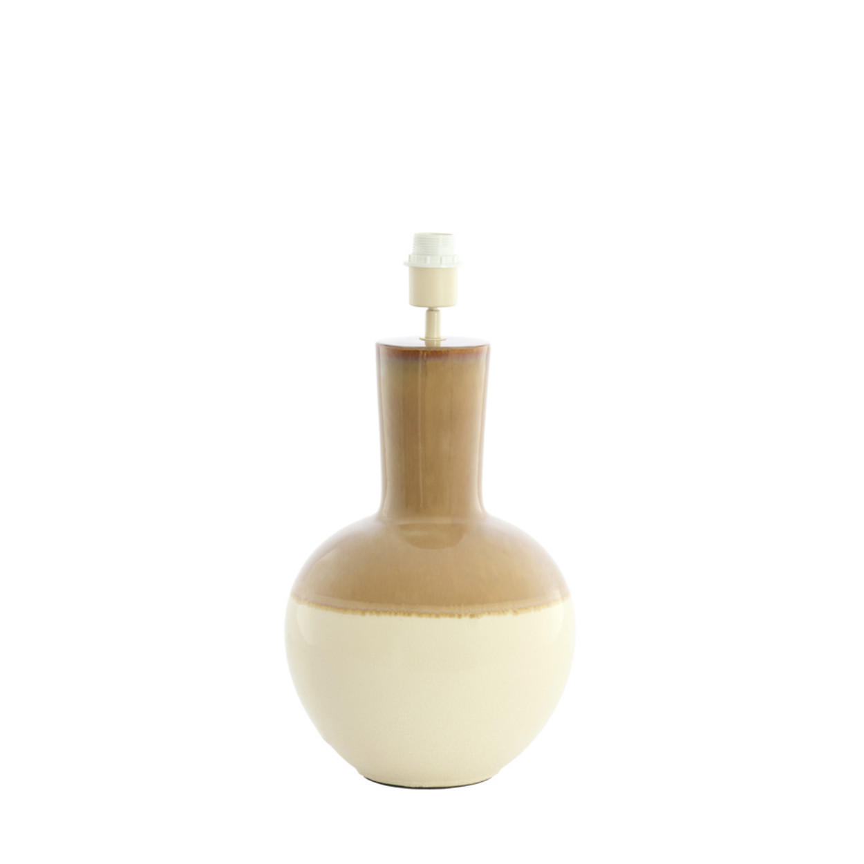 LAMPENFUSS Ulloa - Braun - 28.5/28.5/52 cm - Braun, Keramik (28.5/28.5/52cm) - Light & Living