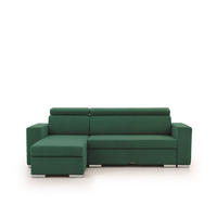 ECKSOFA Canton In Camelia - Grün, Holzwerkstoff/Textil (260/173cm) - Fun Möbel