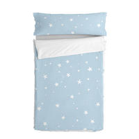 NORDIC-SACK little star 105x200 cm ohne füllung blau - Blau, Textil (105/200cm) - Happy Friday