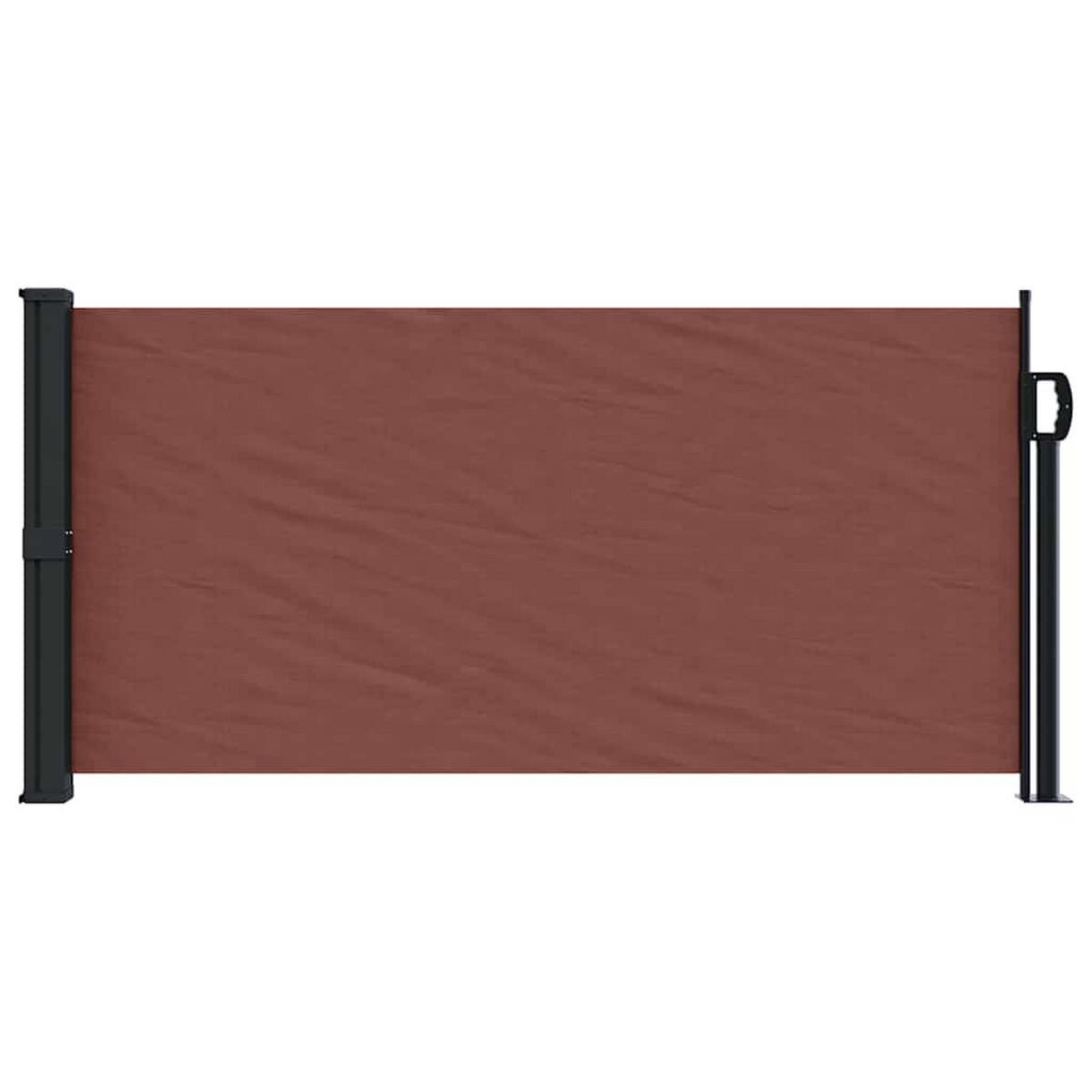 SEITENMARKISE Ausziehbar Braun 100x500 cm - Braun, Textil (500/100/500cm) - furnicato