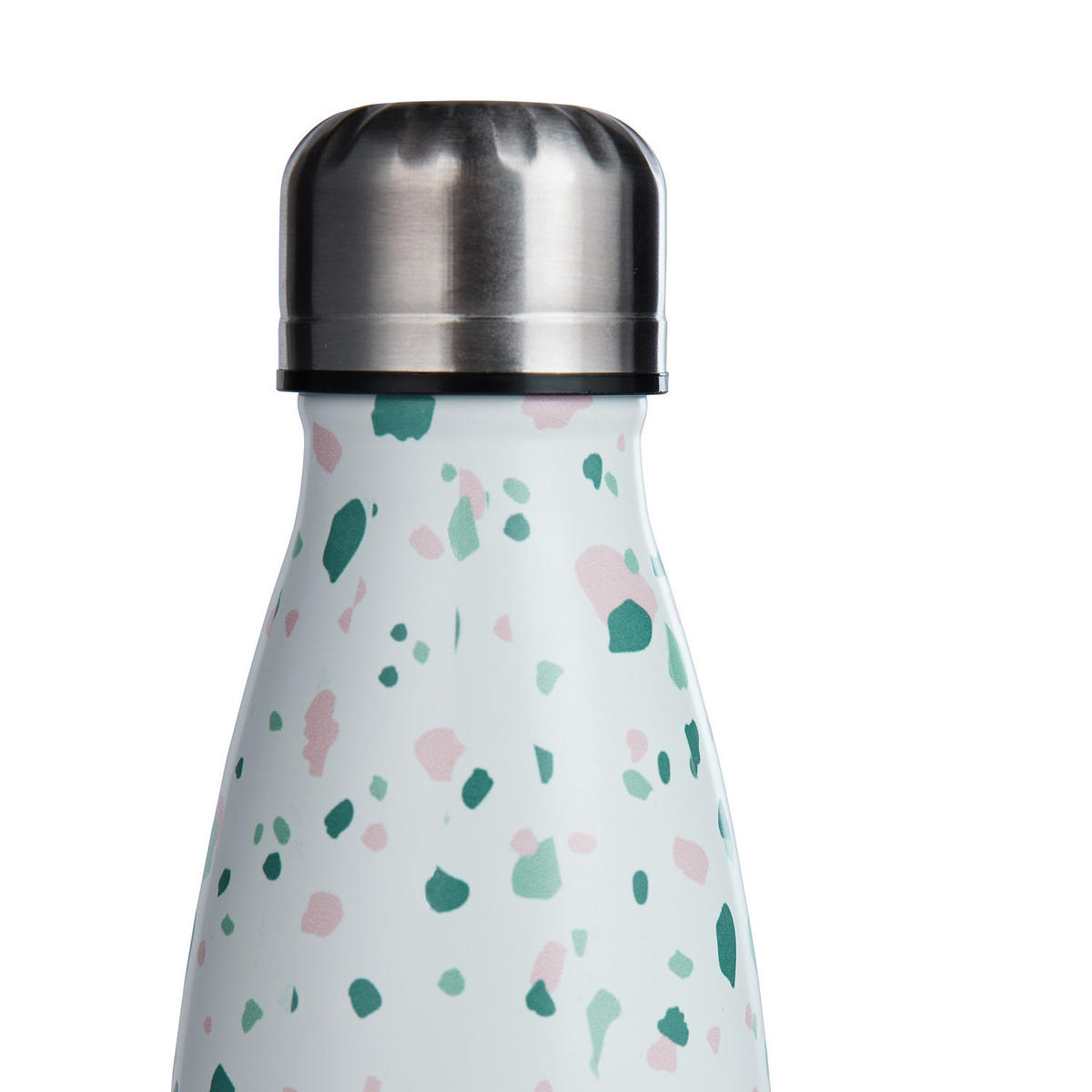 ISOLIERFLASCHE To Go - Weiß/Grün, Metall (0.5L) - Butlers