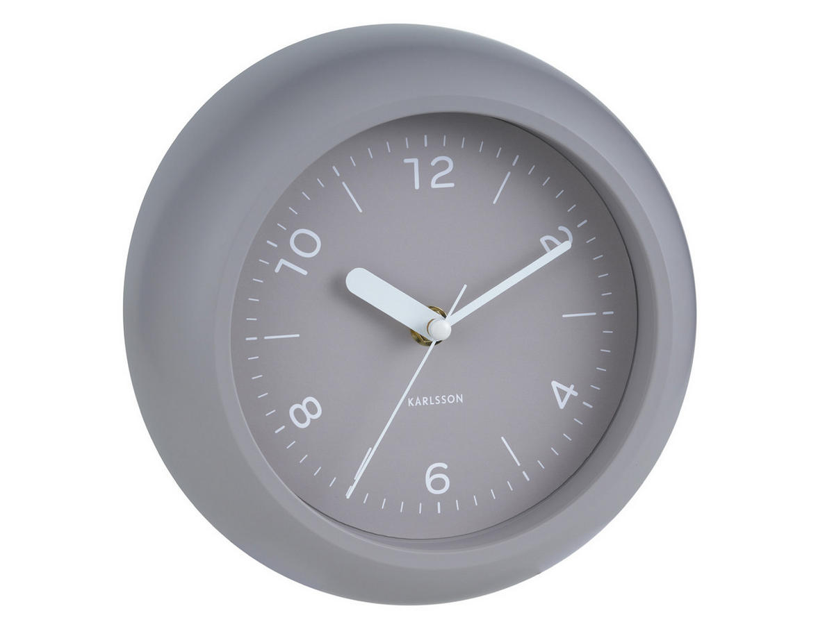 WANDUHR Slope Ø20 cm - Grau, Kunststoff (20/6.7/20cm) - Karlsson