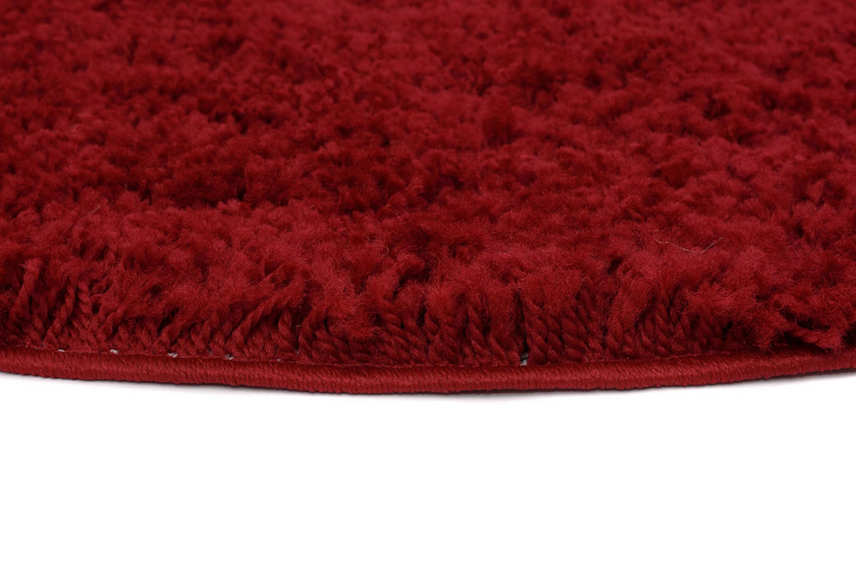 TEPPICH ESSENCE ROUND Rot 240/240 cm - Rot, Textil (240/240cm) - Tapiso