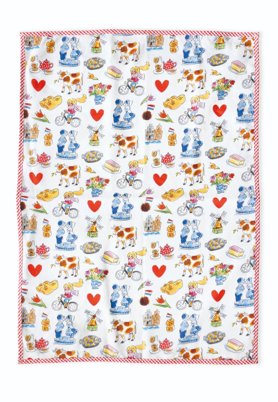 GESCHIRRTUCH Holland in Bunt - 50 x 70cm - Multicolor, Papier (0.2/5cm) - Blond Amsterdam