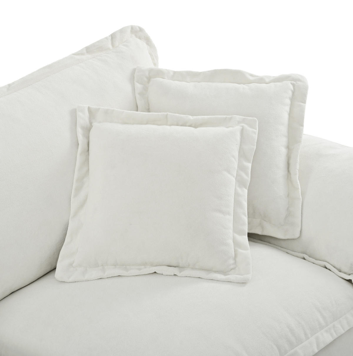 SOFA 2-Sitzer 194 x 82 x 90 cm Chenille Beige - Beige, Holzwerkstoff (82/90/194cm) - Meubliv