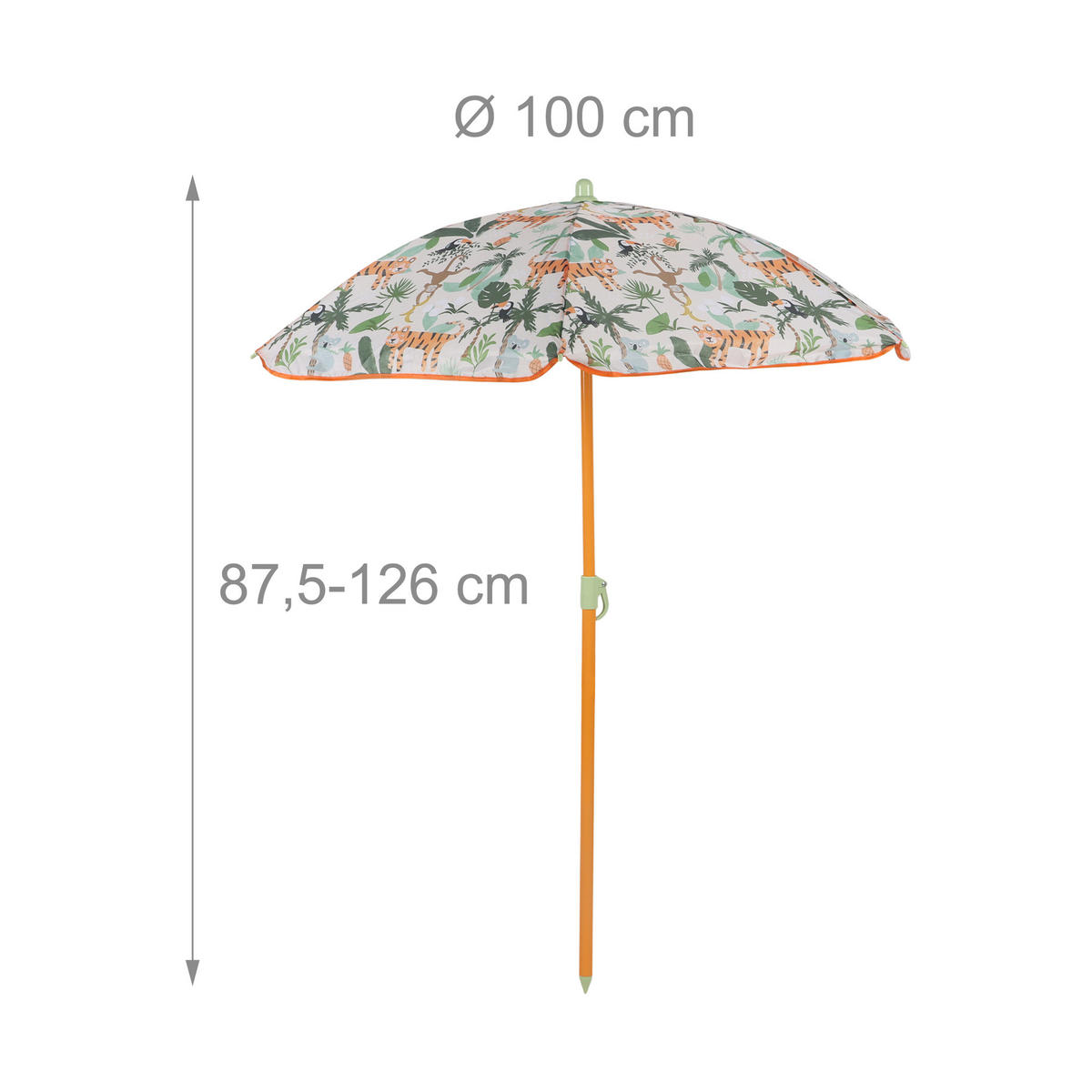 DĚTSKÁ sedací skupina pro kempování - různobarevná, kov/textil (100/126/100cm) - Relaxdays