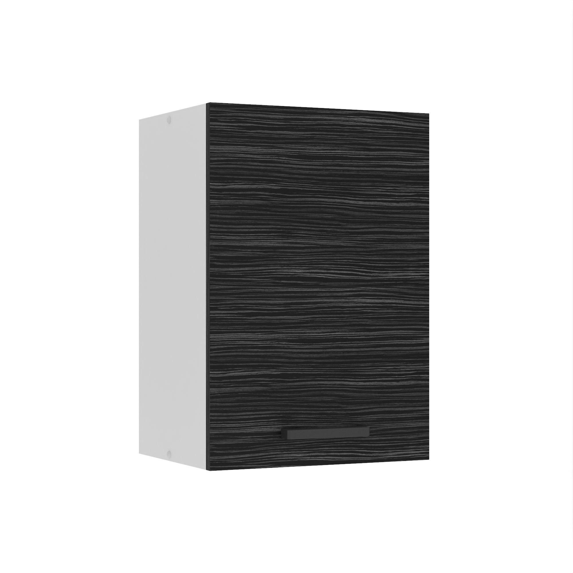 HÄNGESCHRANK SG 40 cm, mit 1 Tür, Königliches Ebenholz - Schwarz, Holz (40/58/29.6cm) - B BELINI GROUP