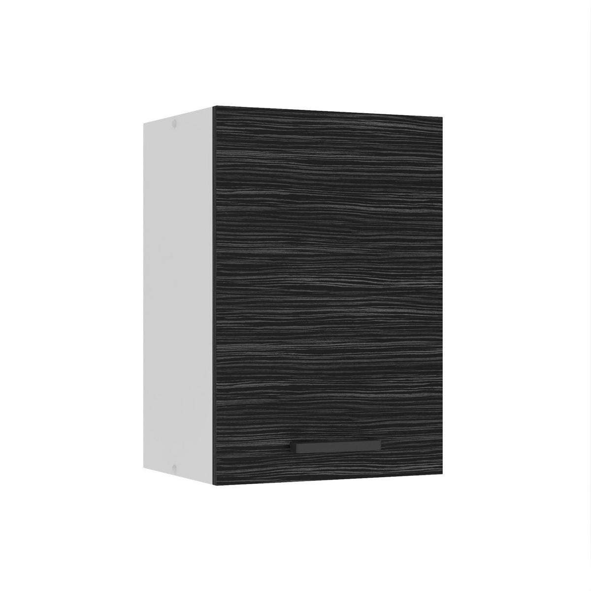 HÄNGESCHRANK SG 40 cm, mit 1 Tür, Königliches Ebenholz - Schwarz, Holz (40/58/29.6cm) - B BELINI GROUP
