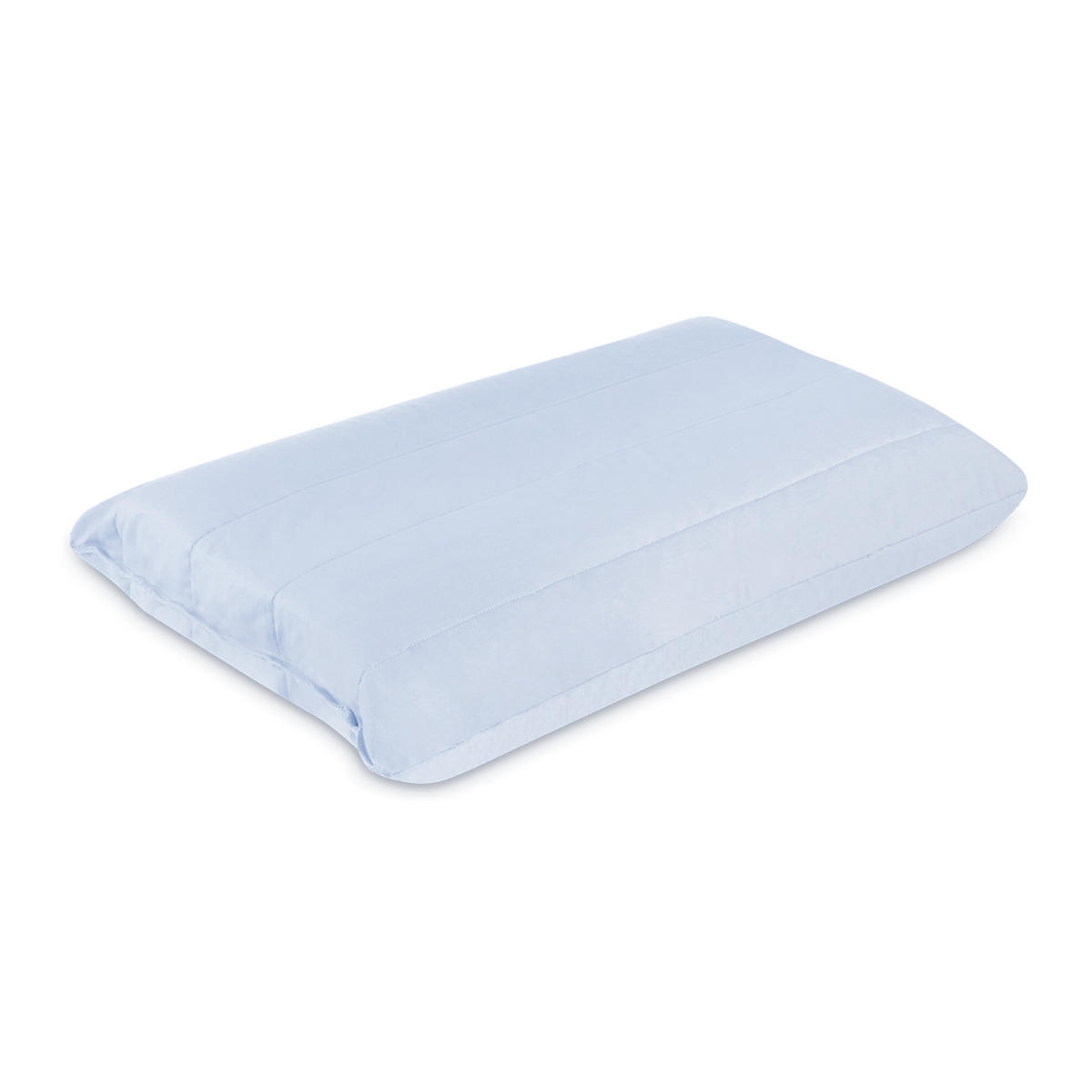 KOPFKISSEN Anatomic Gel Latex Weiß 38x80 cm - Weiß, Naturmaterialien/Textil (38/80cm) - Letti Moderni