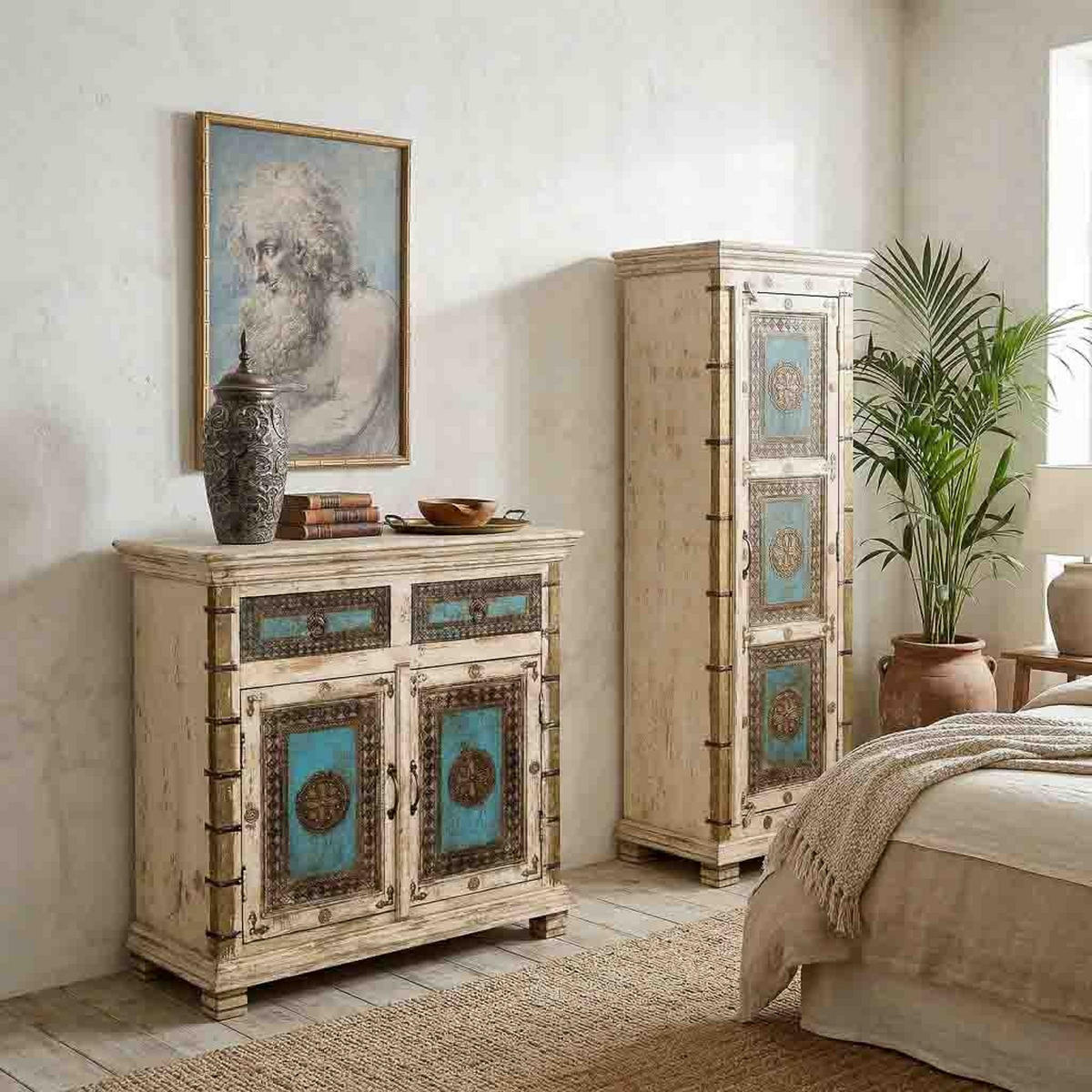 VASE aus Keramik, braun, 17x44cm - Braun, Keramik (44cm) - Wanderlust