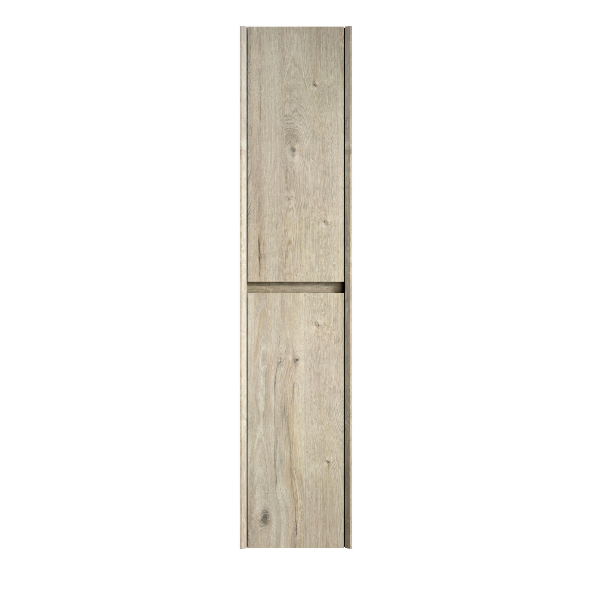 BADEZIMMER-WANDSCHRANK 140 cm Off White mit 2 Türen - Weiß, Holzwerkstoff (24/30/140cm) - Beauniv
