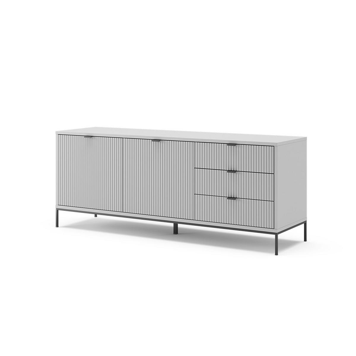 LOWBOARD Eliza Grau 150.1 x 60 cm - Grau, Holzwerkstoff (150/60/42cm) - Vicco
