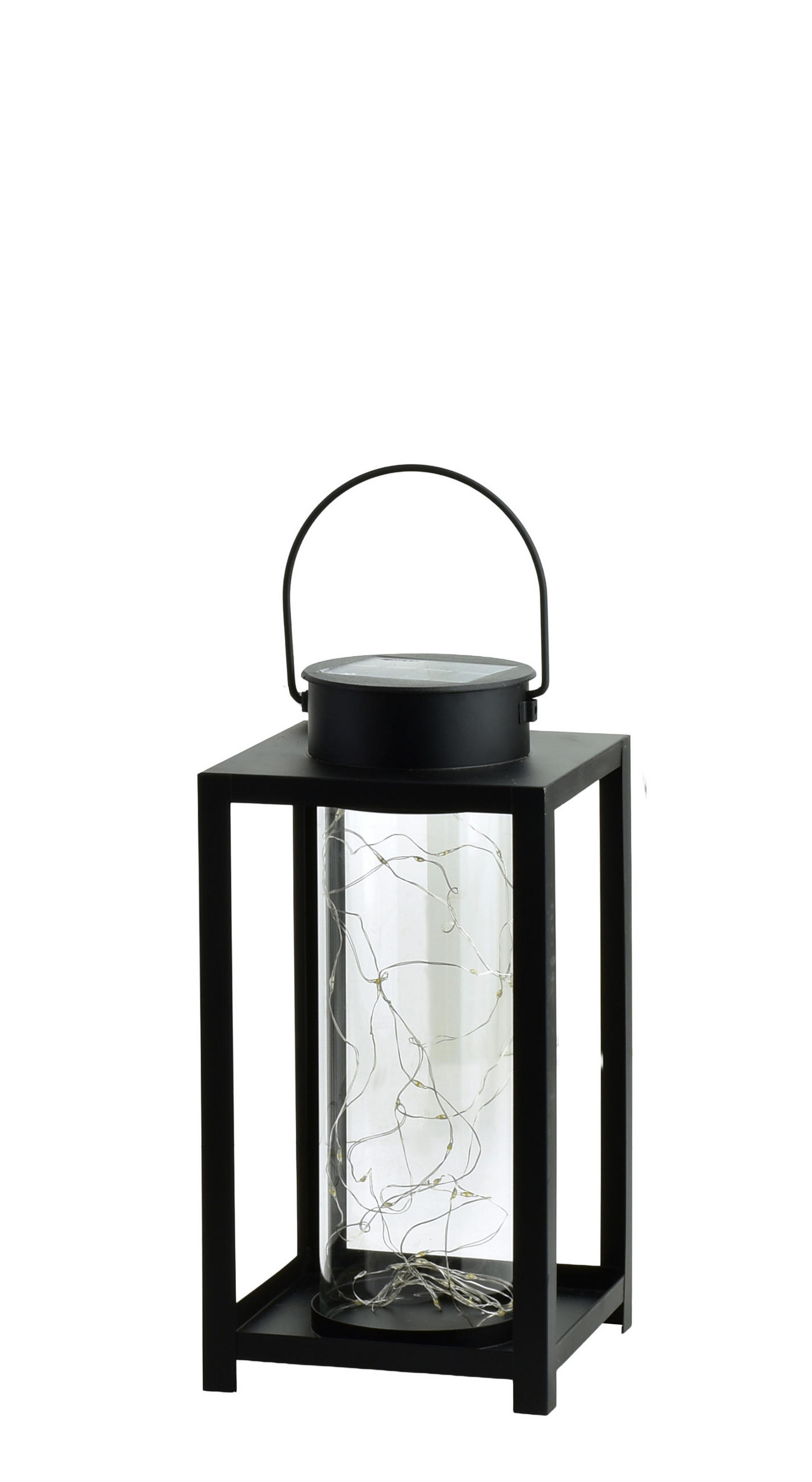 LAMPÁŠ Sokke čierna 15/15/30 cm plastová - čierna, plast (15/30/15cm) - Mondex