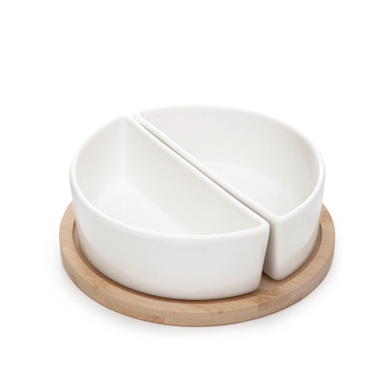 SERVIERSCHALENSET Fincan 20,5/7 cm - Weiß, Keramik (20/7/20cm) - Homla