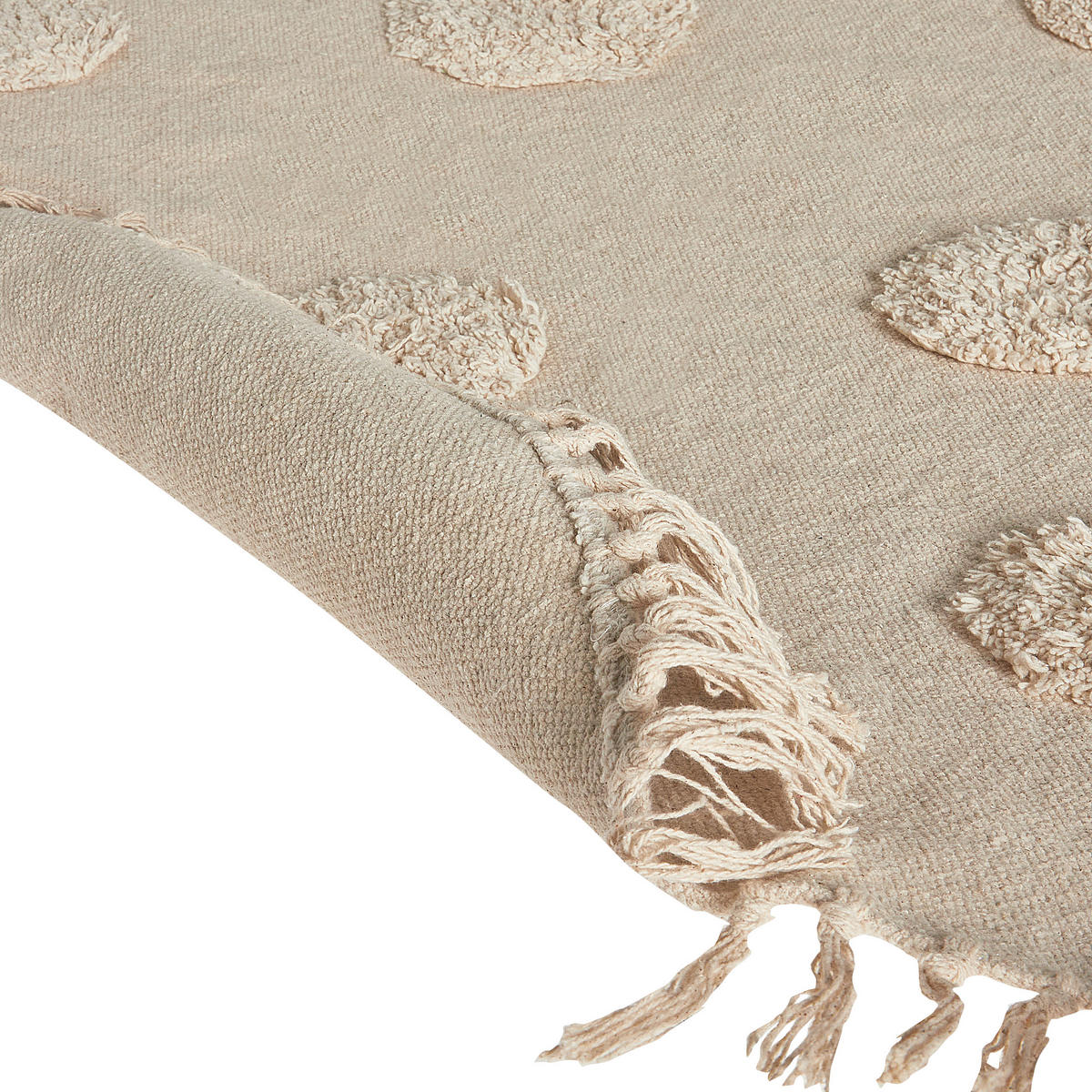 DĚTSKÝ KOBEREC Béžový 140 cm Bavlna Wahar - béžová, textil (140/140cm) - Beliani
