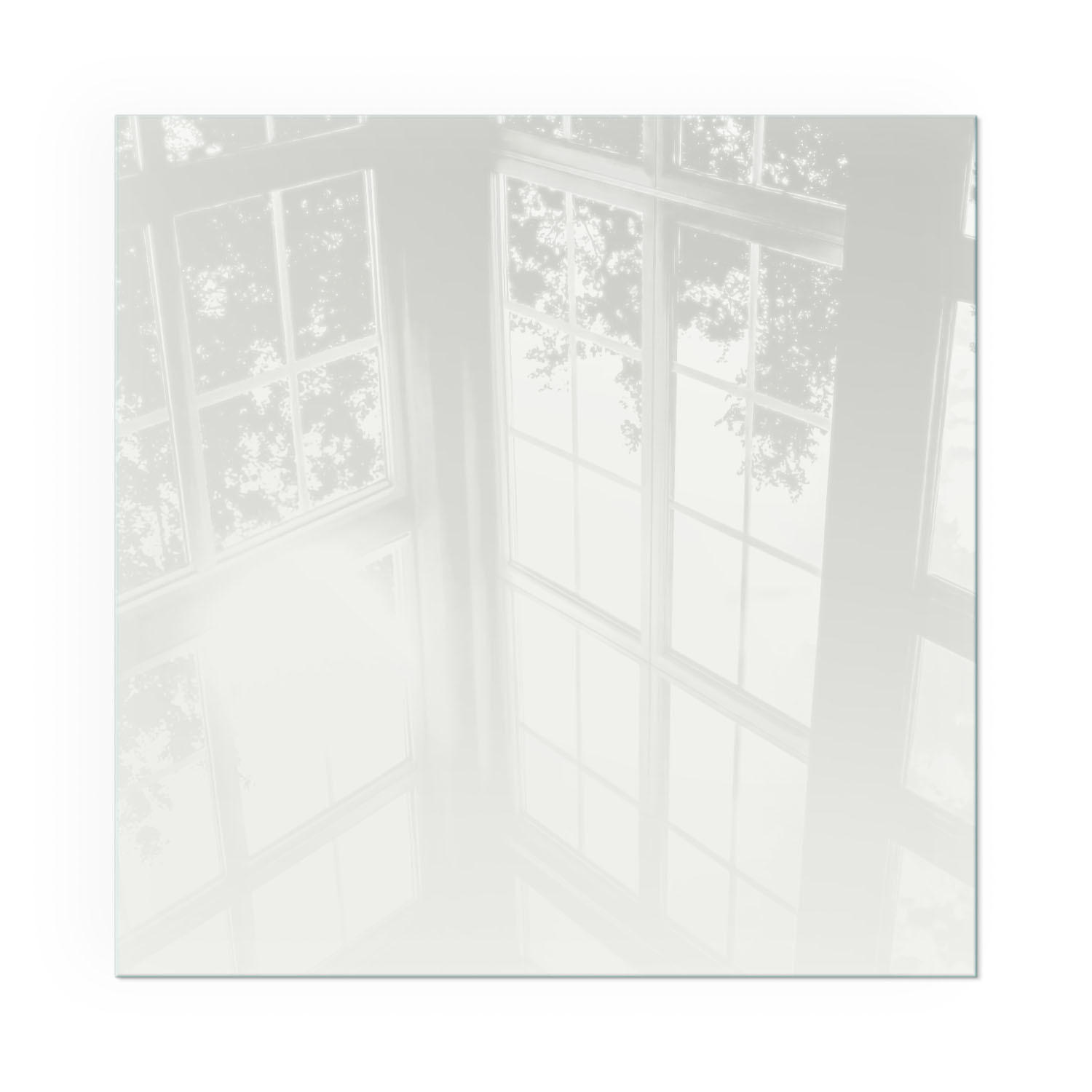 GLASPLATTE für Kamin 50x50 cm - Grau, Glas (50/50/0.4cm) - TULUP