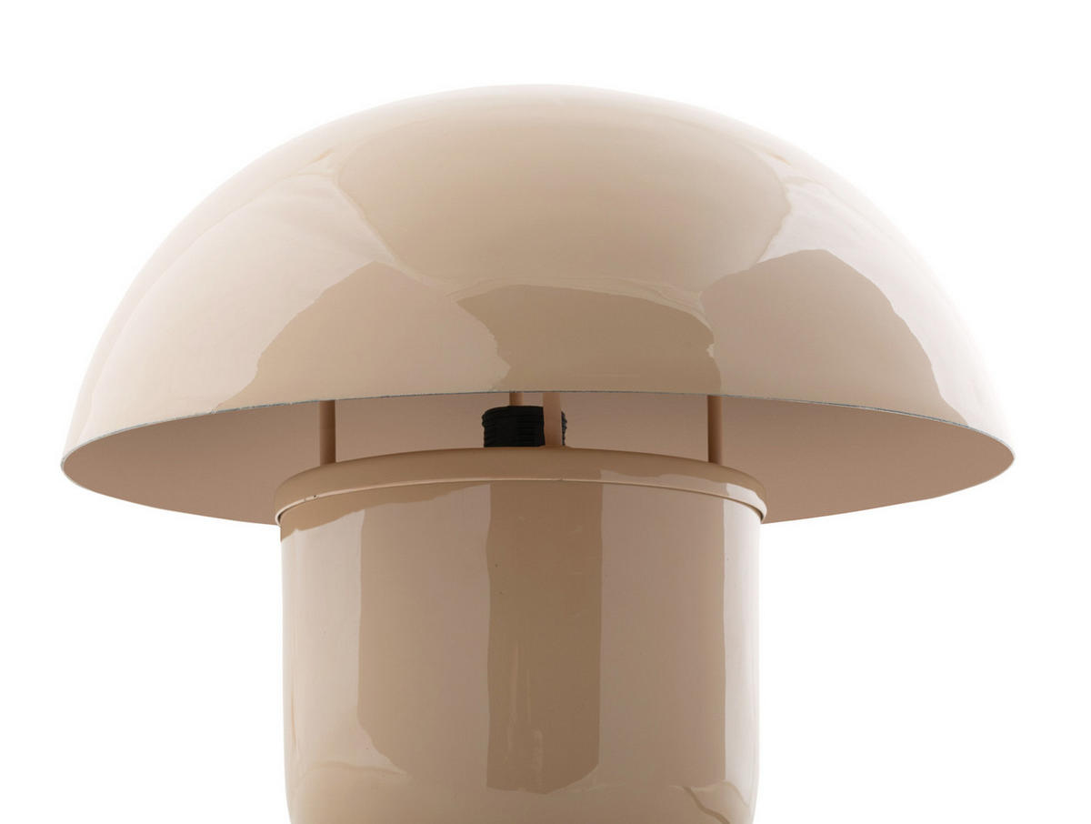 TISCHLAMPE Fat Mushroom 29/29/25 cm - Braun, Metall (29/29/25cm) - Leitmotiv