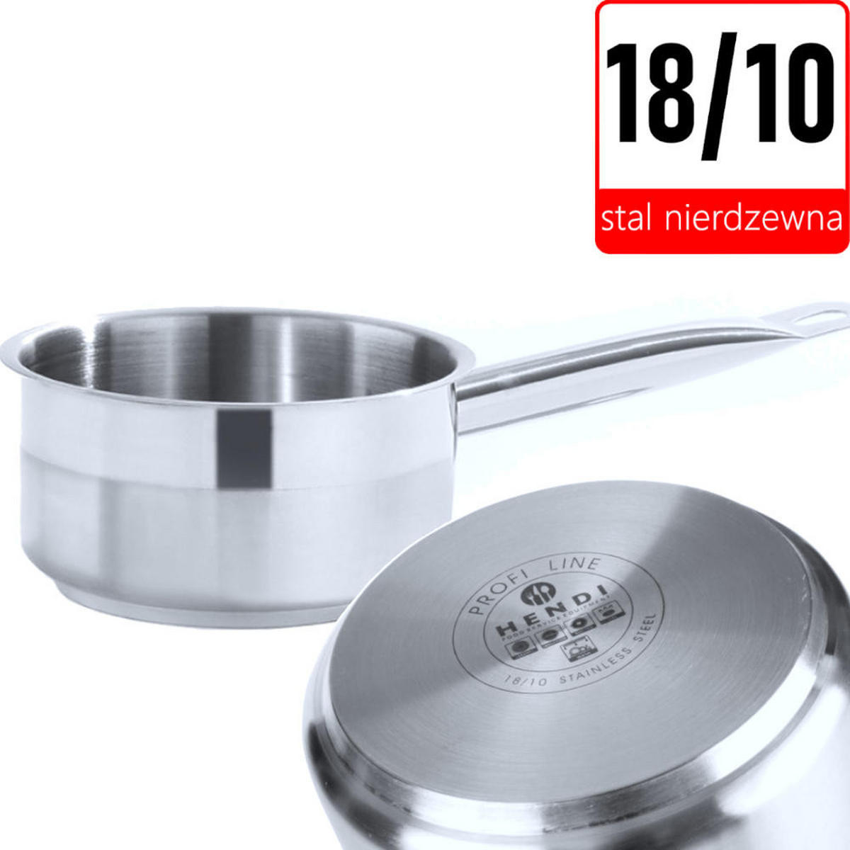 TOPF 3441672 - Silberfarben, Metall (25/30/25cm) - Hendi