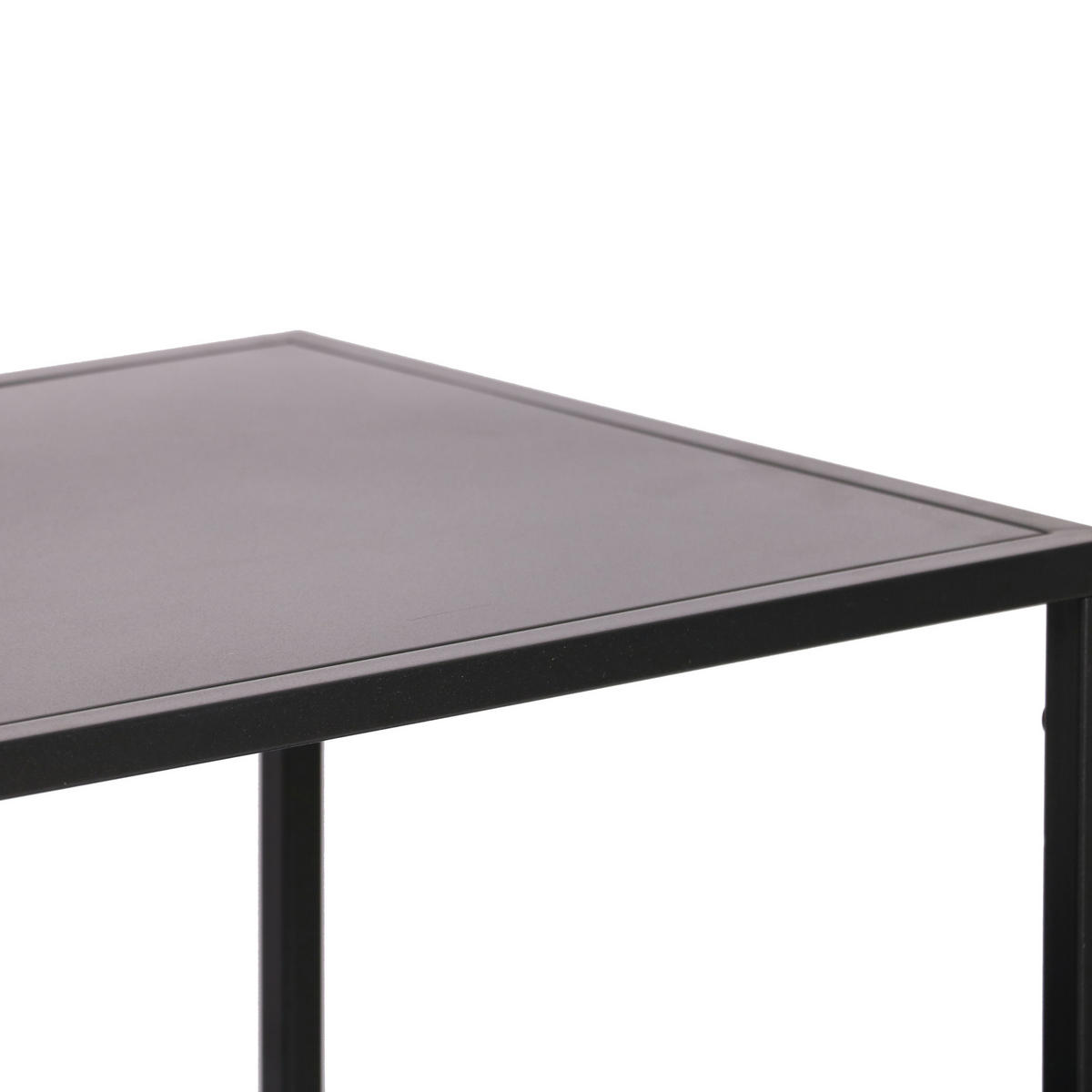 STANDREGAL Isojoki - Schwarz, Metall (120/87.5/35cm) - [en.casa]
