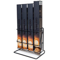 KAFFEETASSENHALTER Nespresso Kapselhalter - Regal - Schwarz - 40 Stück - Schwarz, Metall (16cm) - Jay Hill