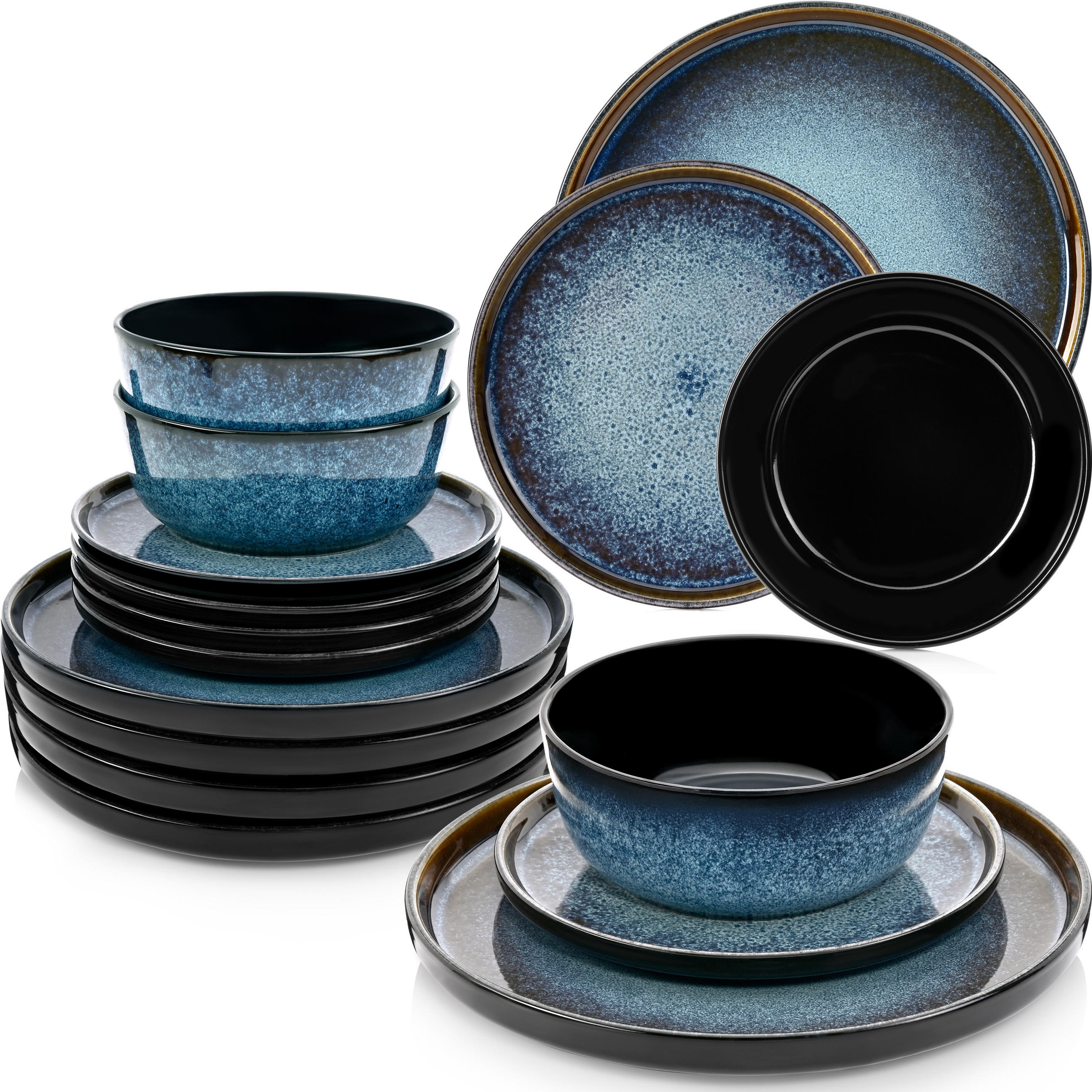 Sänger Tafelservice Blau 27x6.5x27 cm