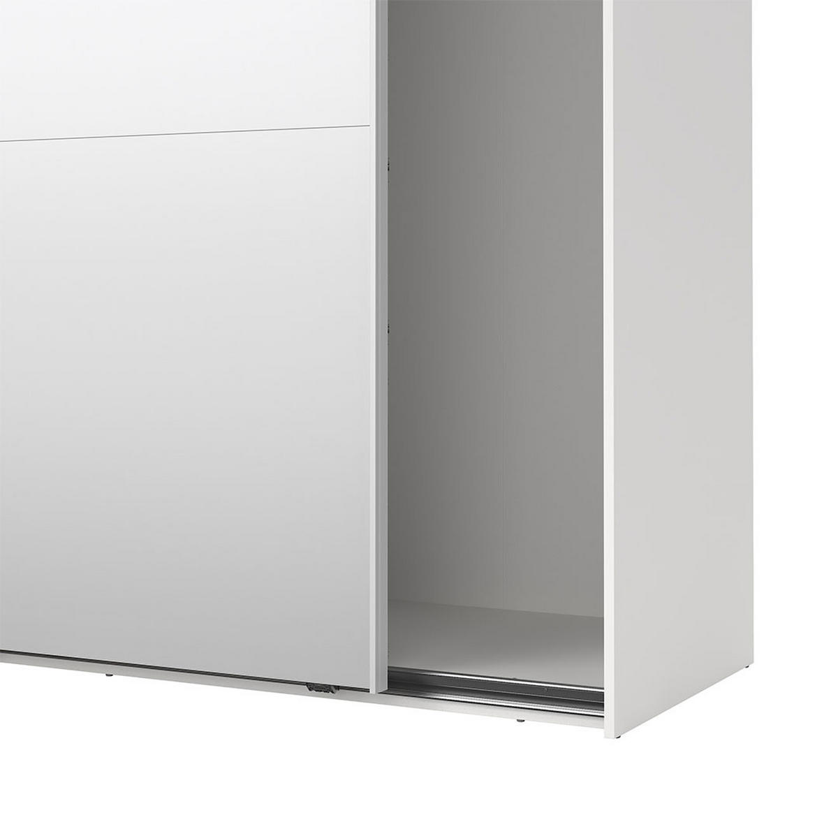 SCHIEBETÜRENSCHRANK, Como, Weiß, Holzwerkstoff, 179 x 67 x 201 cm - Weiß, Holzwerkstoff (179/201/67cm) - ebuy24