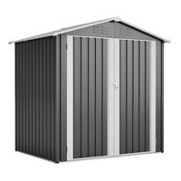 GARTENHAUS Metall 142x185 cm Grau - Grau, Metall (142.3/185/185.4cm) - ComfortXL