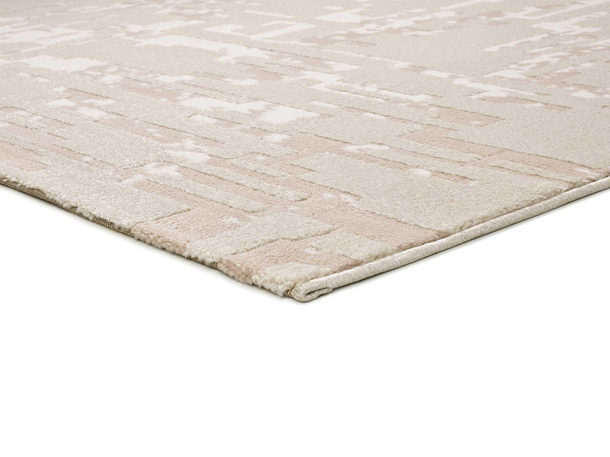 WEBTEPPICH creme Baresa 133/190 cm - Beige/Creme, Naturmaterialien/Textil (133/190cm) - Atticgo