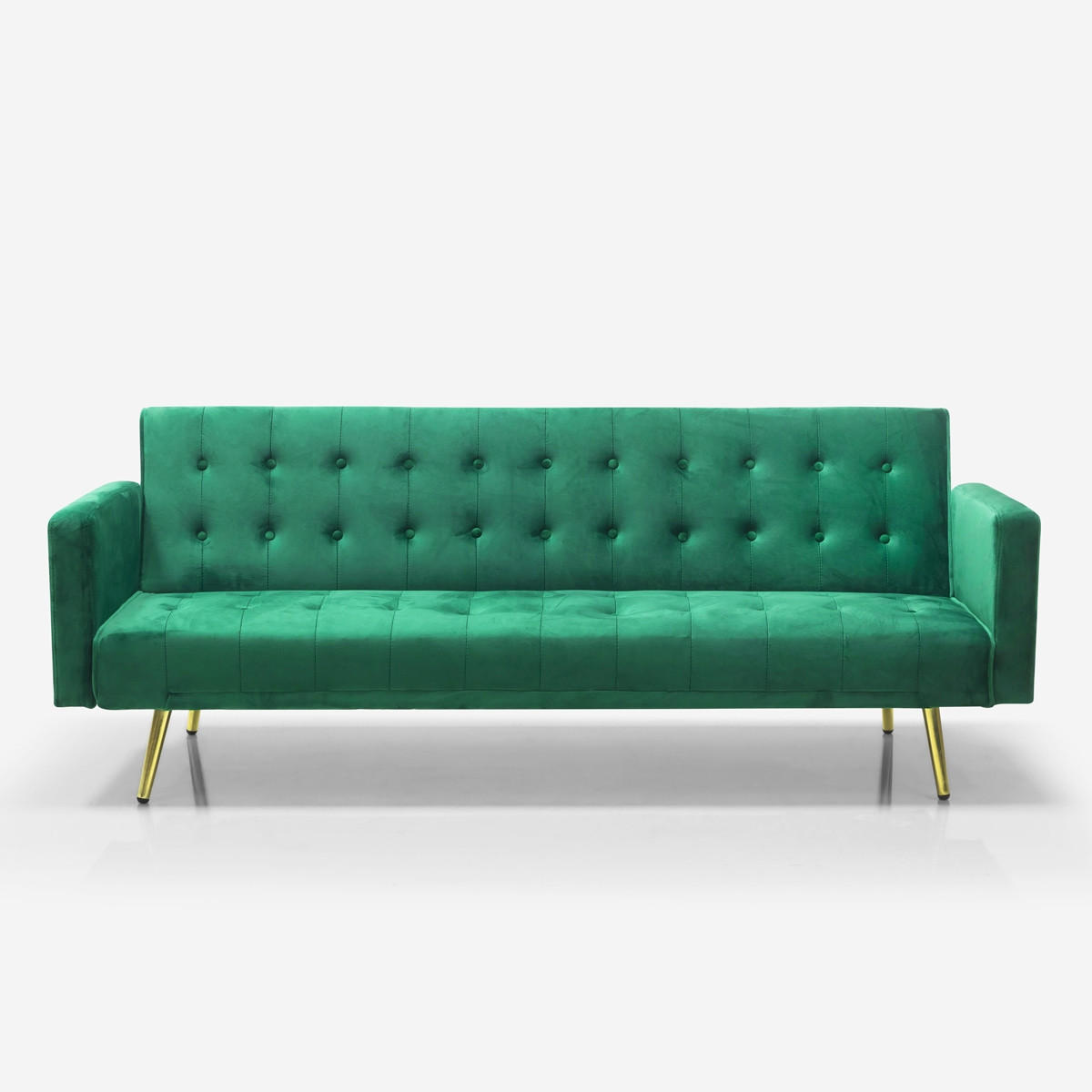 3-SITZER klappbar Caullae - Dunkel Grün - Grün, Textil (195/75/81cm) - Pasmara